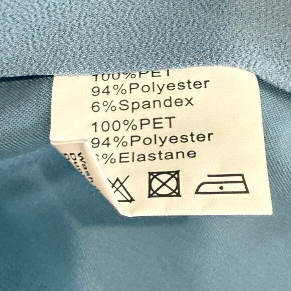 Grace Karin Womens Sequin Spaghetti Strap Top Blue Medium Polyester Spandex New - Picture 4 of 8